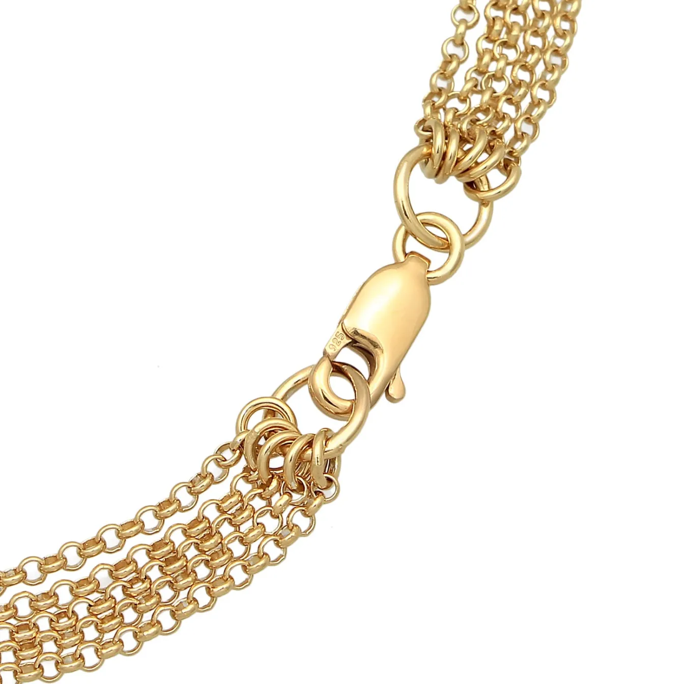 Elli "Gliederarmband< Roségold|Vergoldet