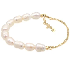 Elli "Glieder-Armband | Süßwasserperlen< Hochzeit|Perlen
