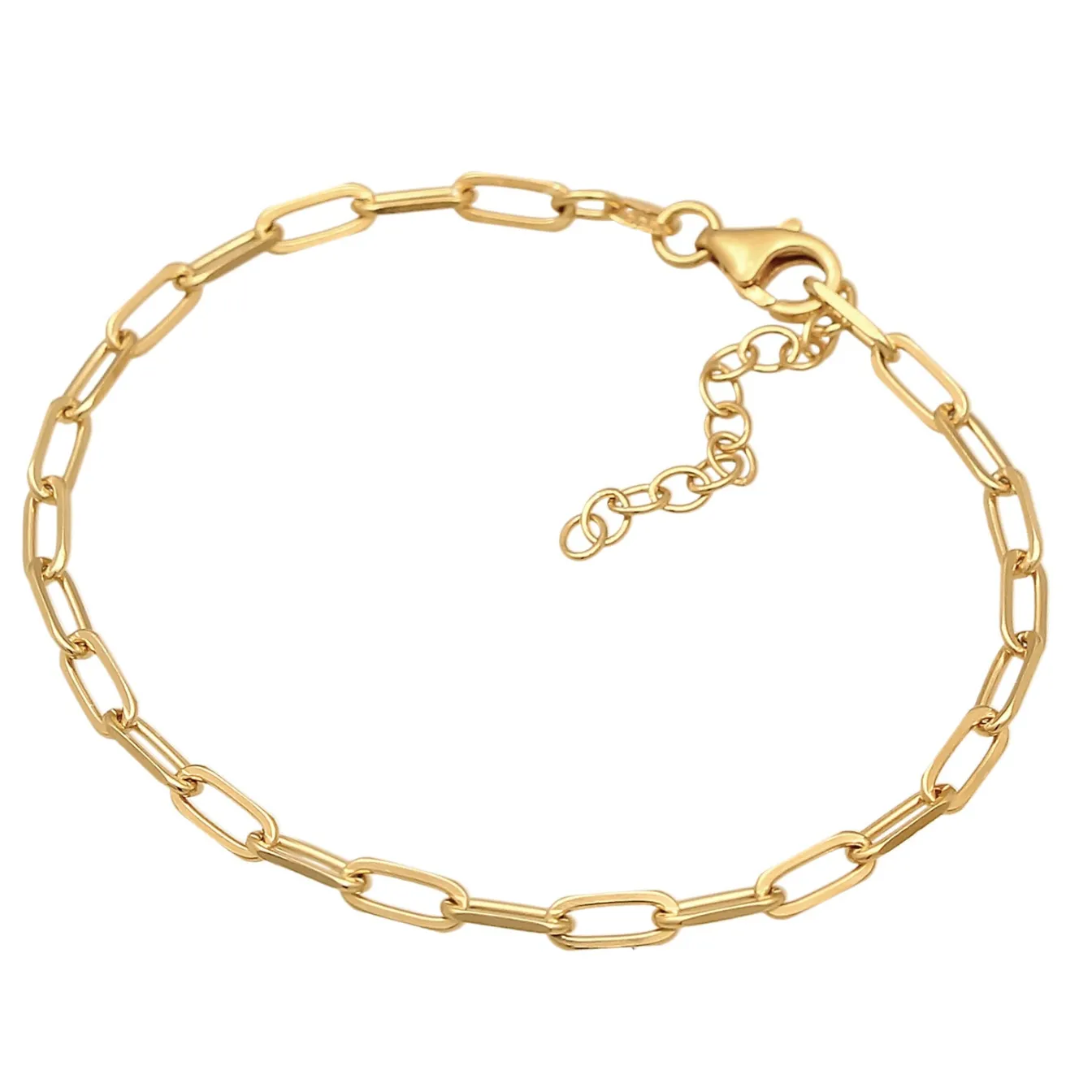 Elli "Glieder-Armband Charmträger< Armbänder|Vergoldet