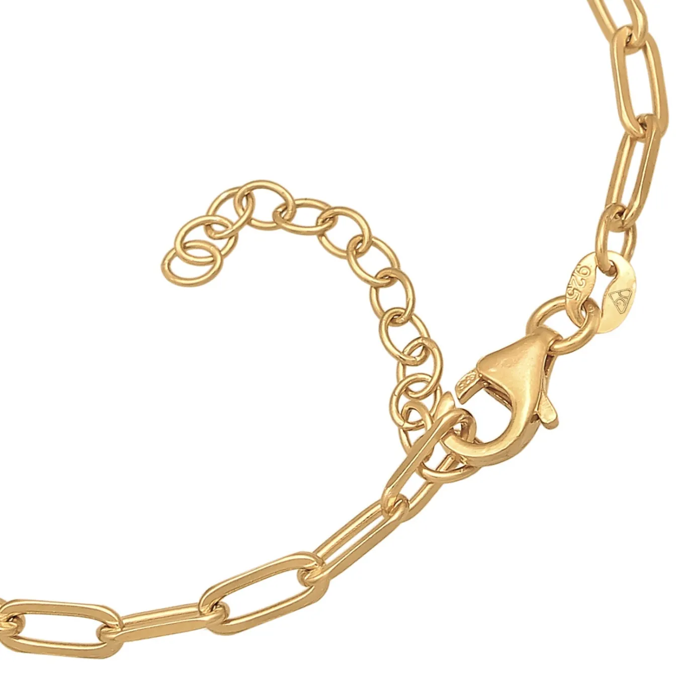 Elli "Glieder-Armband Charmträger< Armbänder|Vergoldet