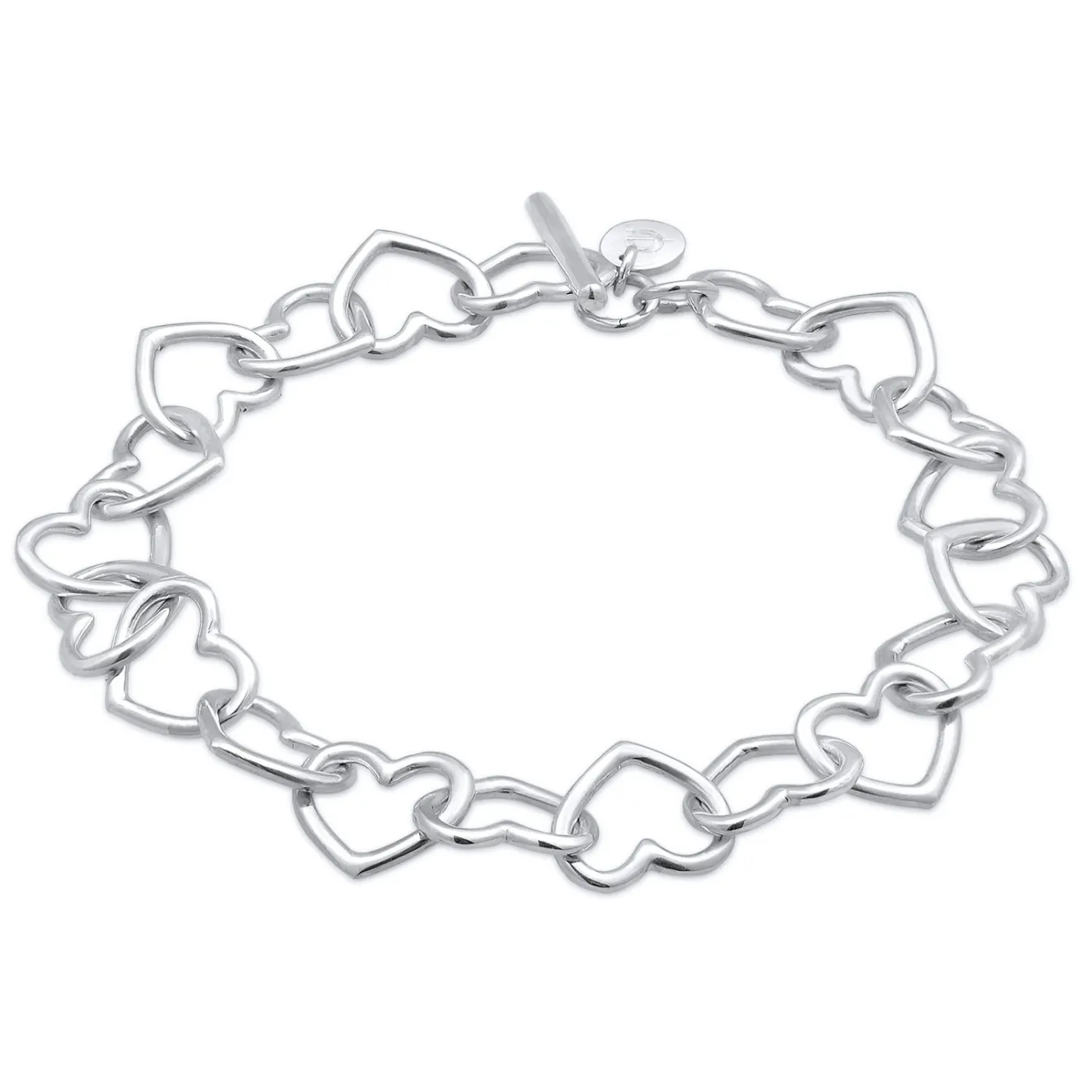 Elli "Glieder-Armband Herz< Symbol-schmuck|Herz-schmuck