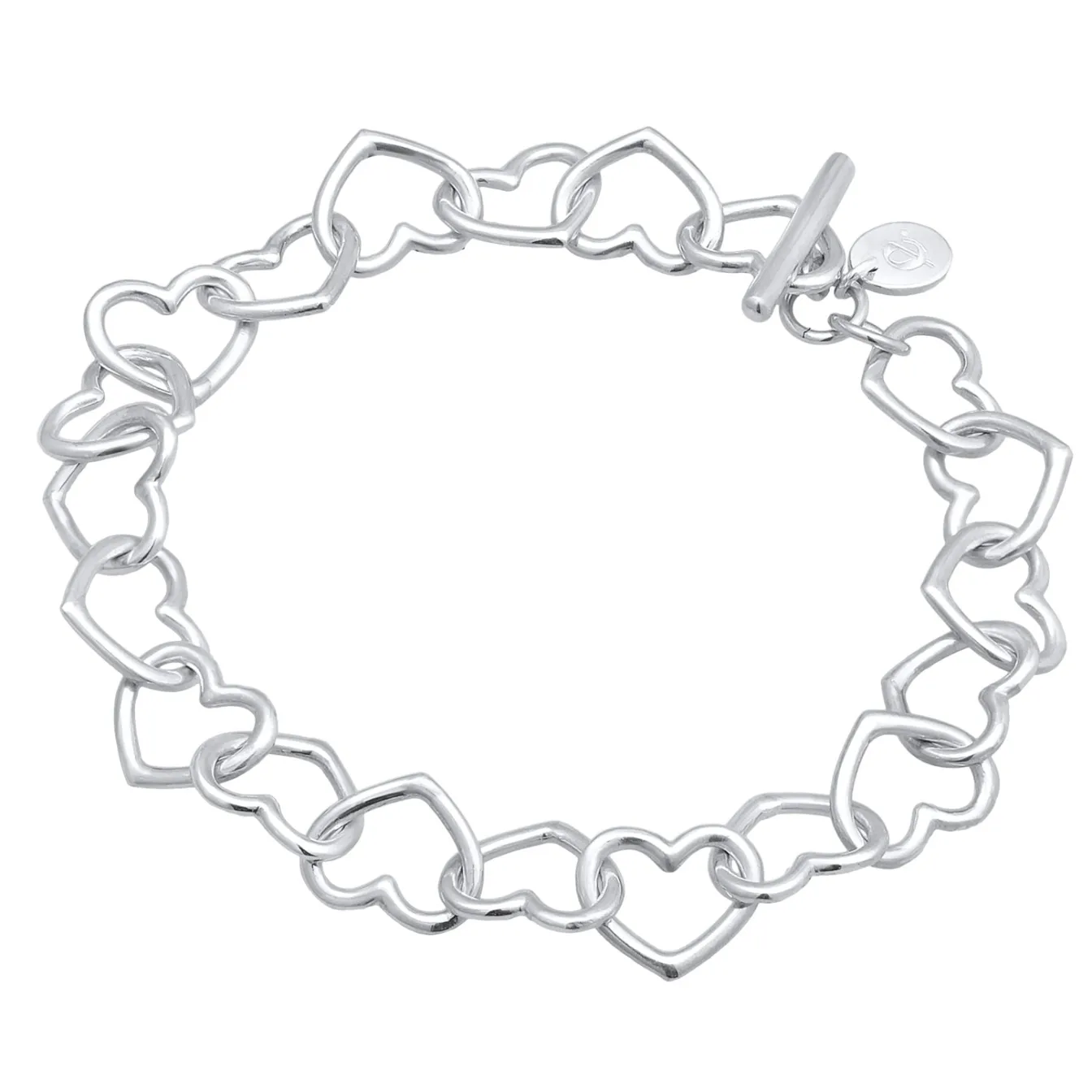 Elli "Glieder-Armband Herz< Symbol-schmuck|Herz-schmuck
