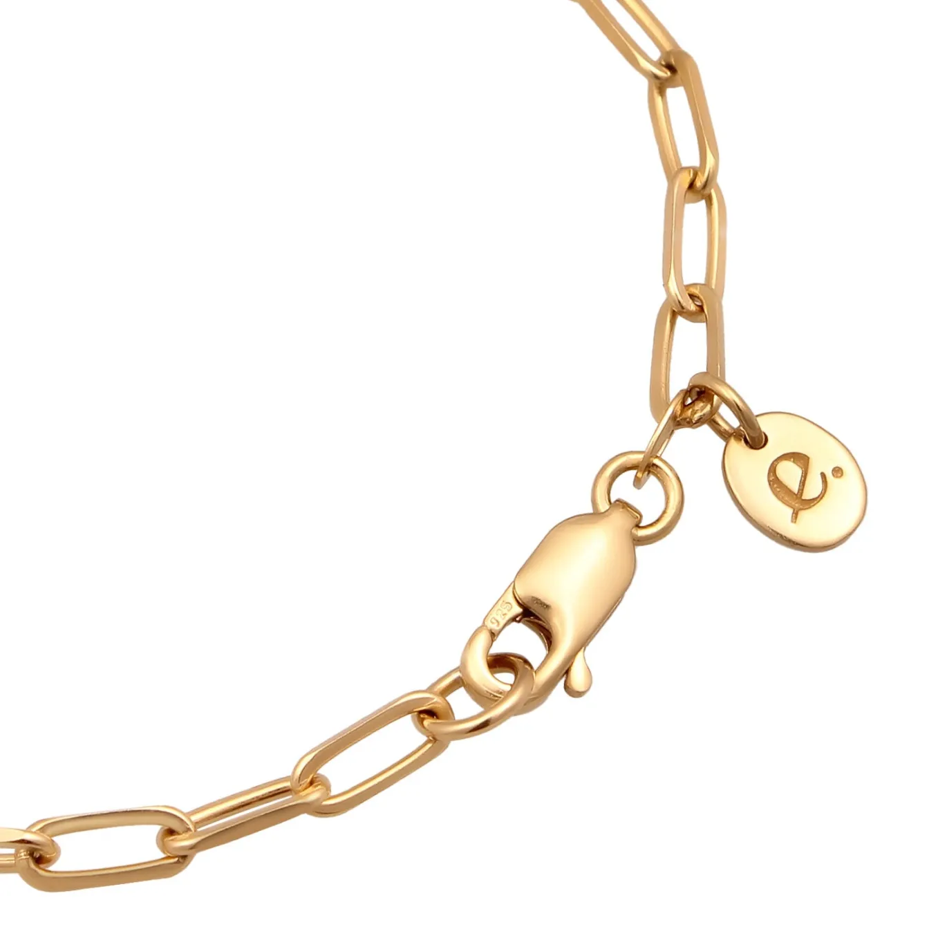 Elli "Glieder-Armband Kugel< Vergoldet|Armbänder