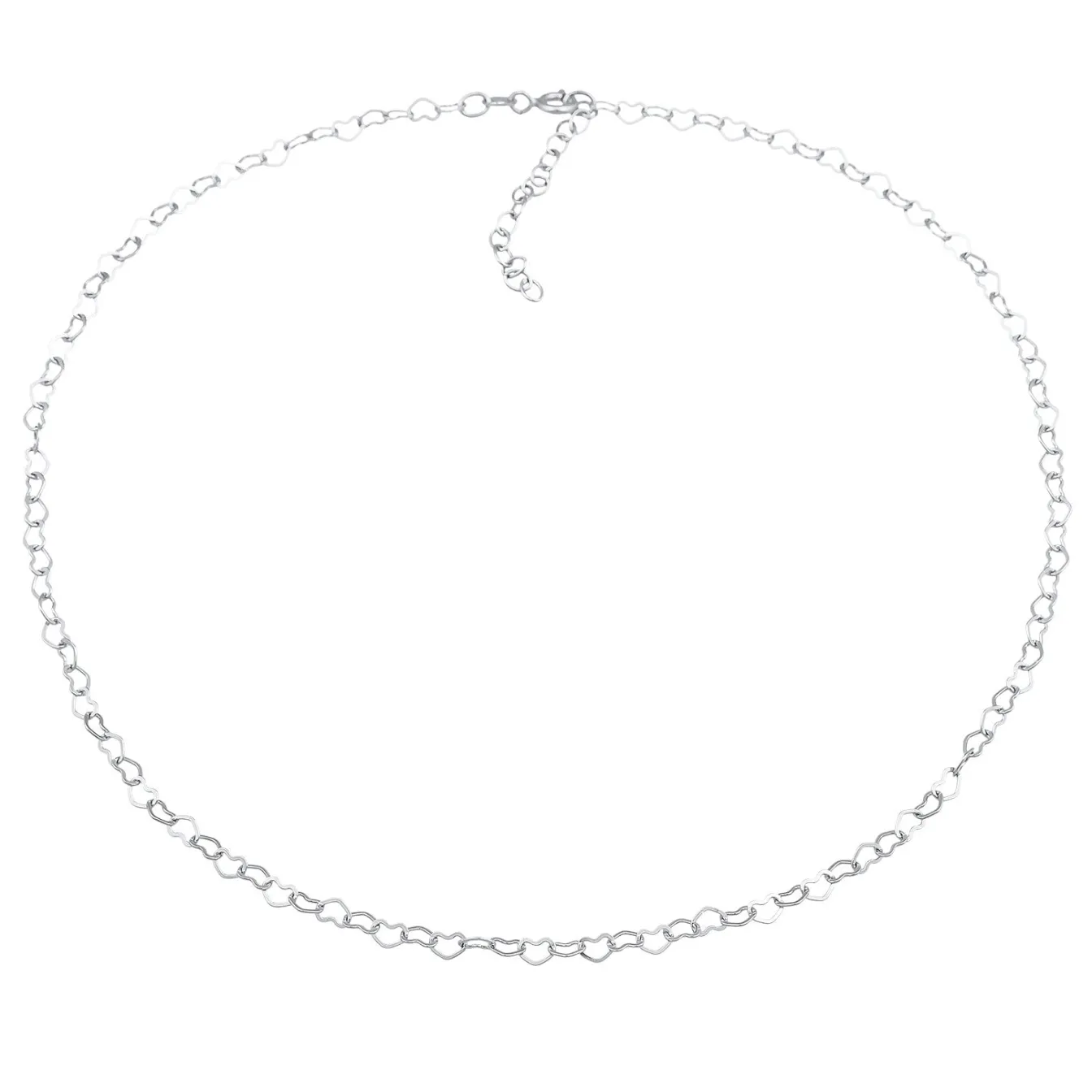 Elli "Glieder-Choker Herz< Vergoldet|Symbol-schmuck