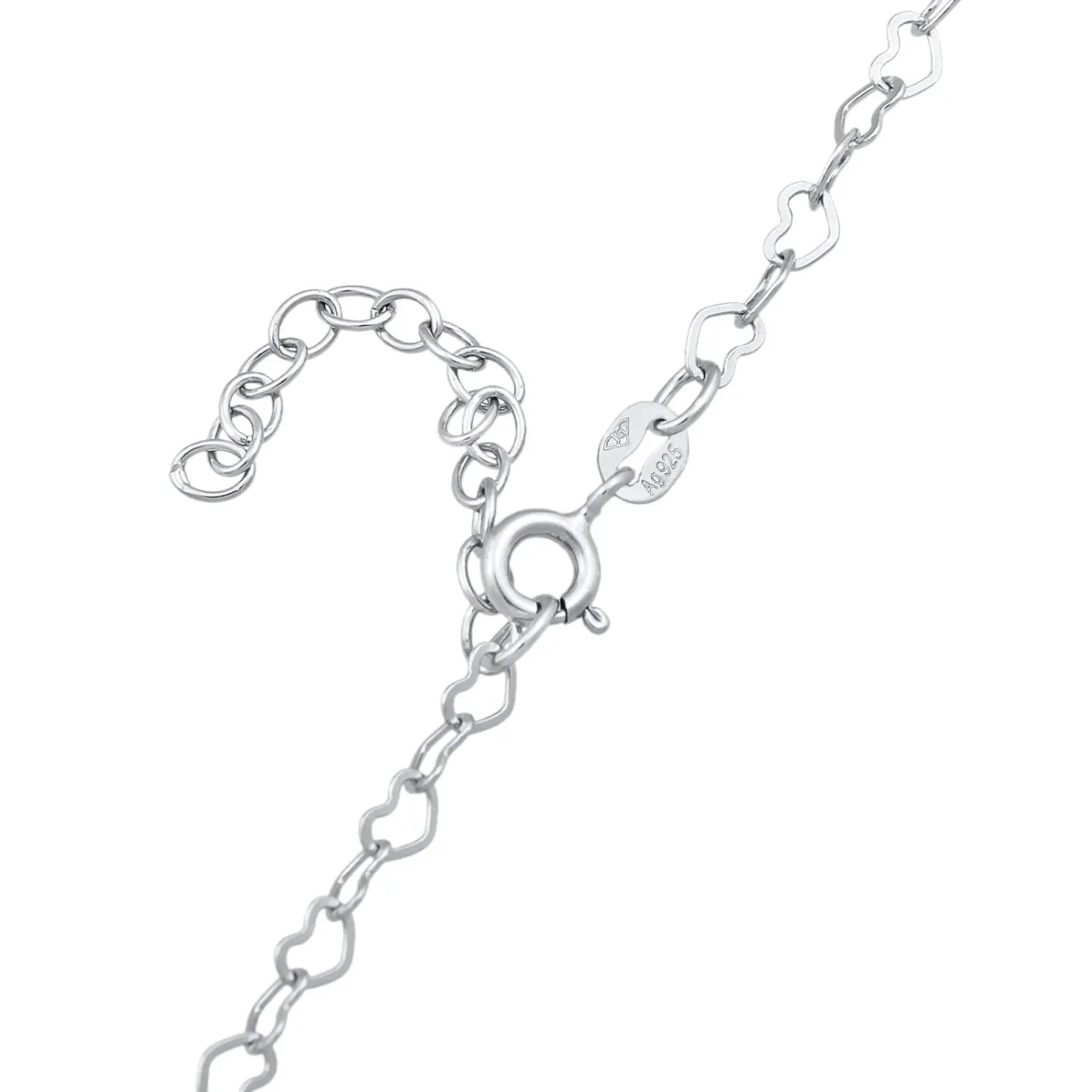 Elli "Glieder-Choker Herz< Vergoldet|Symbol-schmuck
