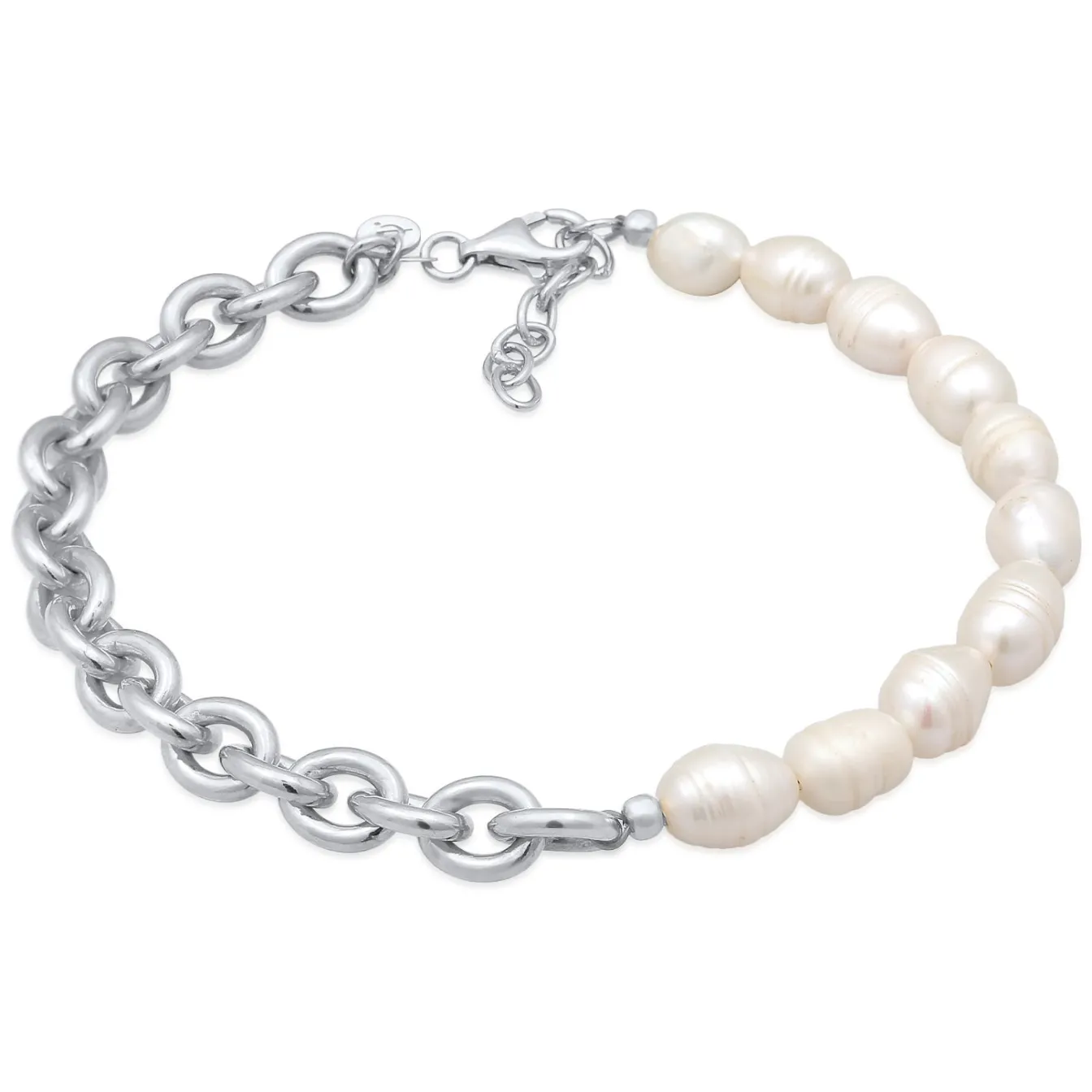 Elli "Glieder-Fußkettchen | Süßwasserperlen< Perlen|Fußschmuck