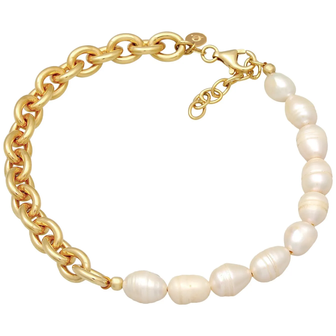 Elli "Glieder-Fußkettchen | Süßwasserperlen< Perlen|Fußschmuck
