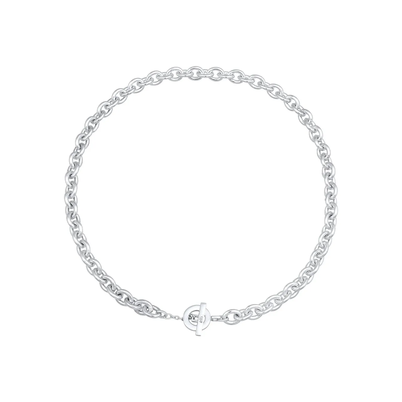 Elli "Glieder-Halskette Grob< Halsketten|Silber