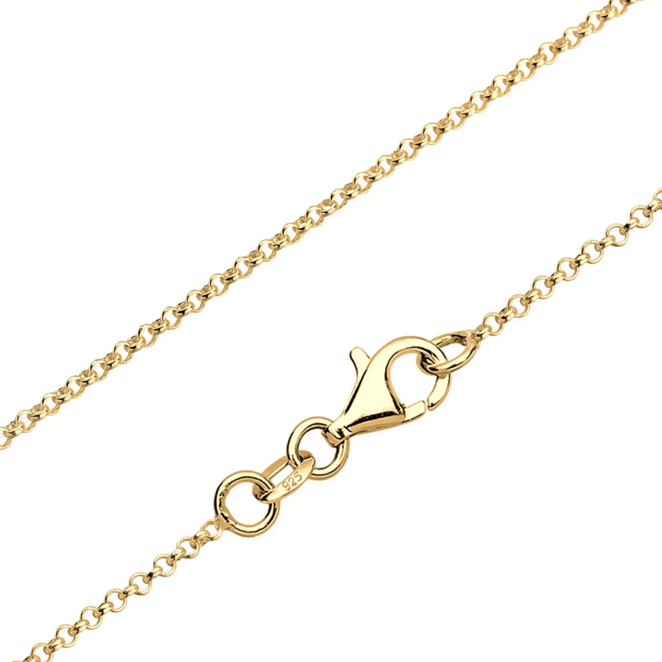 Elli "Glieder-Halskette Kreuz< Roségold|Symbol-schmuck