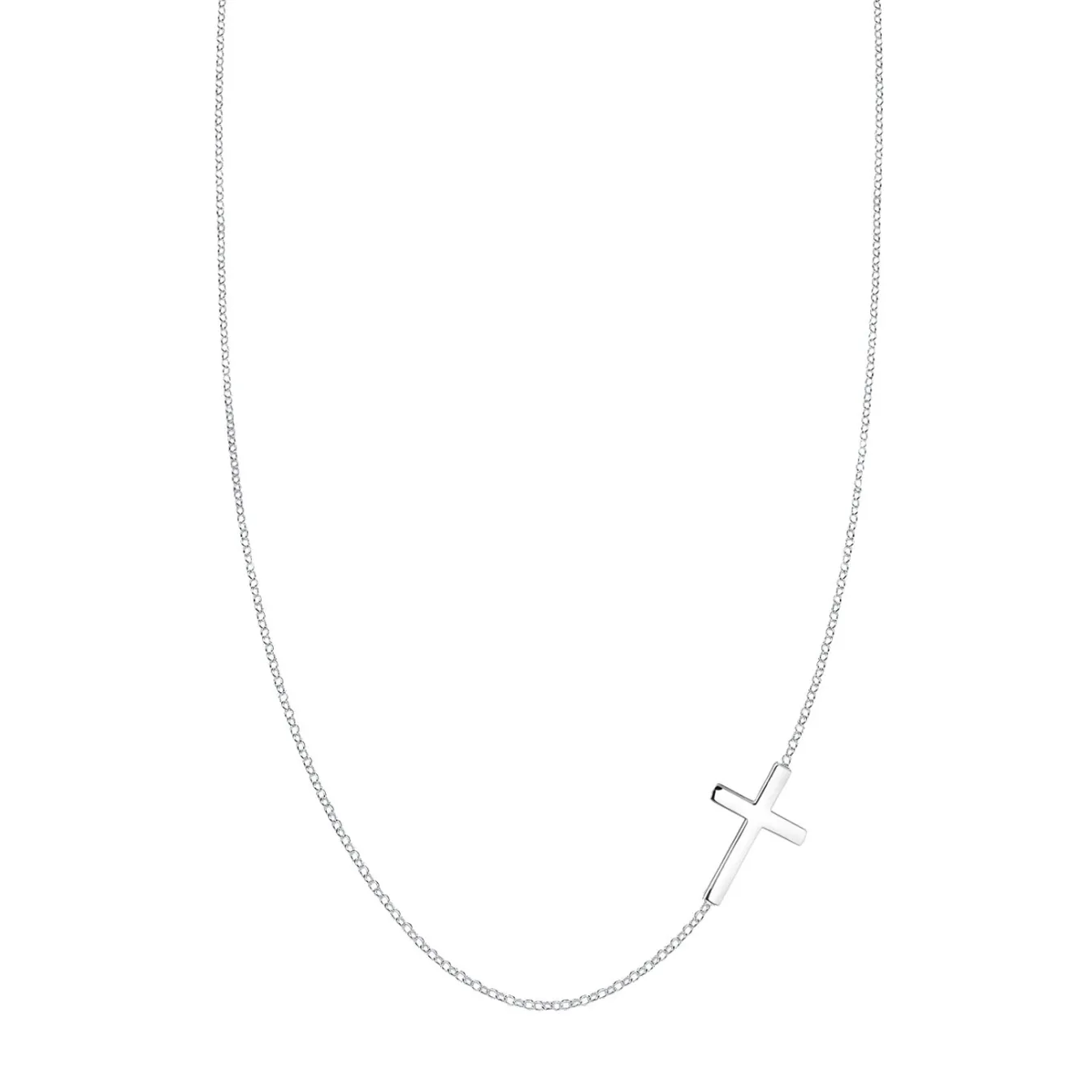 Elli "Glieder-Halskette Kreuz< Roségold|Symbol-schmuck