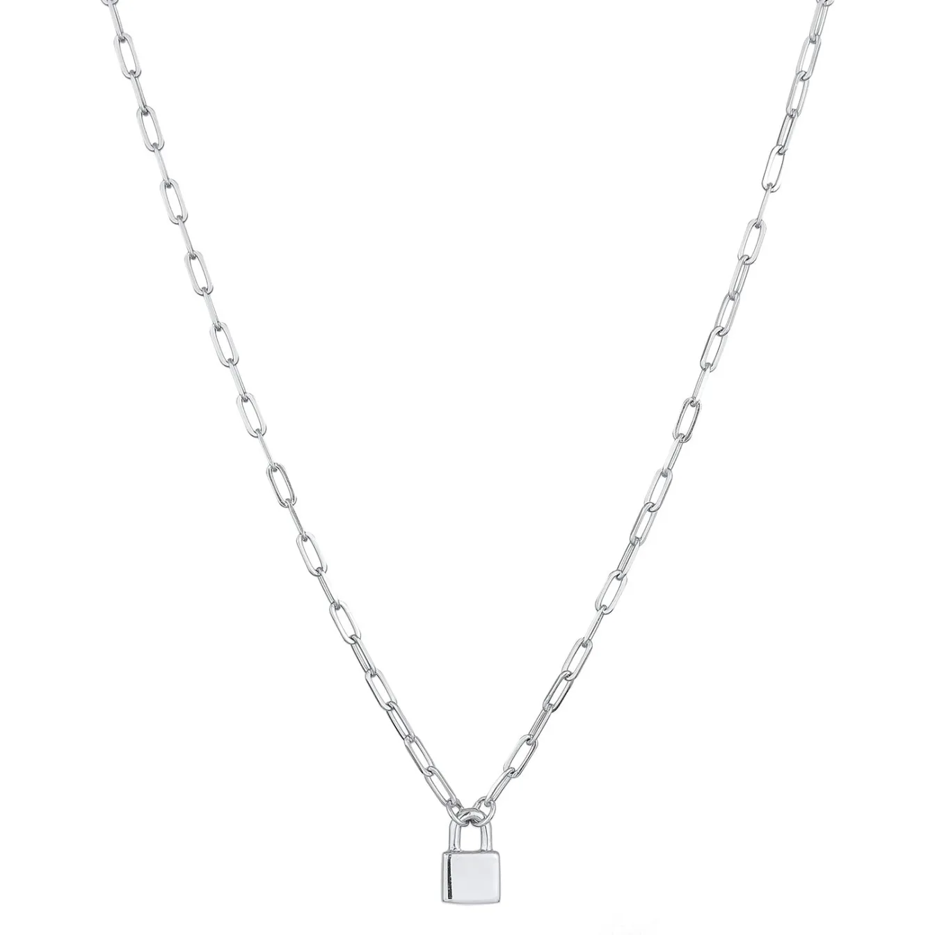 Elli "Gliederkette Schloss< Symbol-schmuck|Herz-schmuck