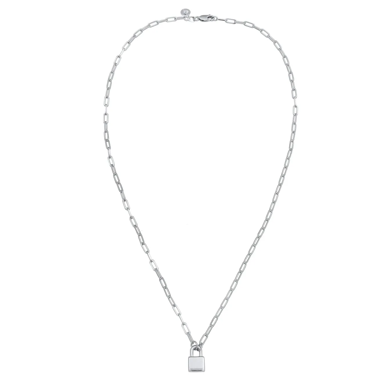 Elli "Gliederkette Schloss< Symbol-schmuck|Herz-schmuck