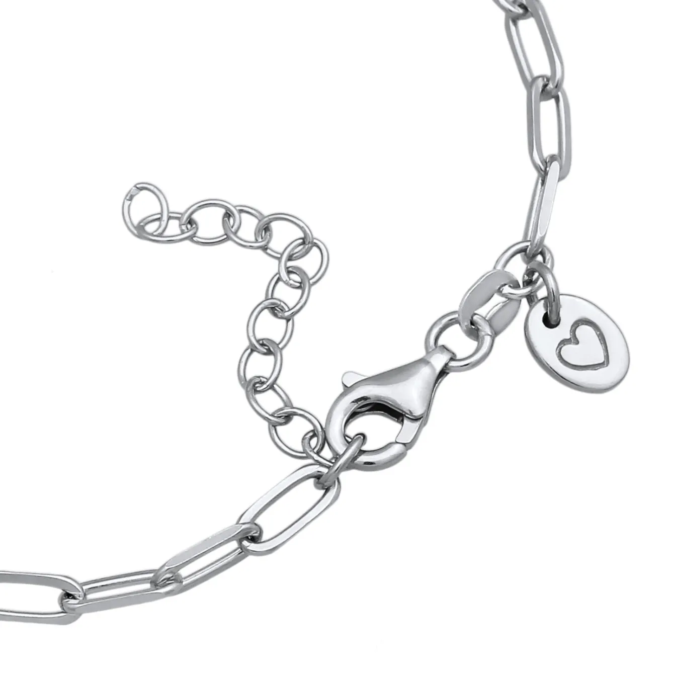 Elli "Glilederarmband Herz-Anhänger< Vergoldet|Symbol-schmuck