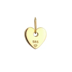 Elli "Gravur Anhänger Herz< Symbol-schmuck|Herz-schmuck