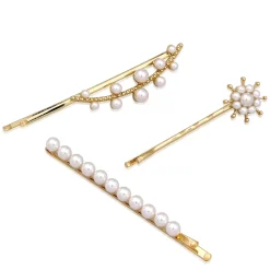 Elli "Haarnadel Set Schneeflocke | Glasperlen< Perlen