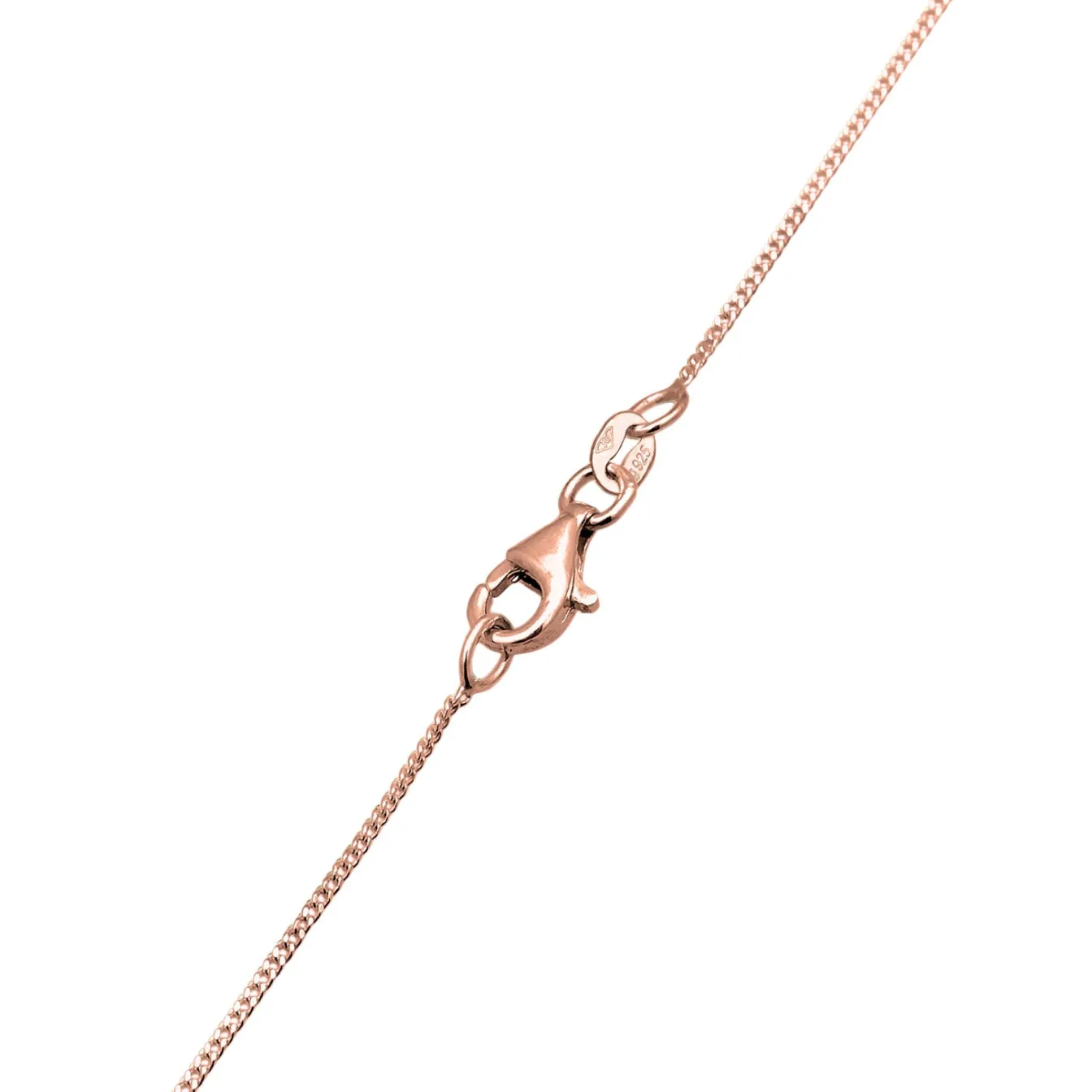 Elli "Halskette | Anhänger Plättchen< Roségold|Halsketten