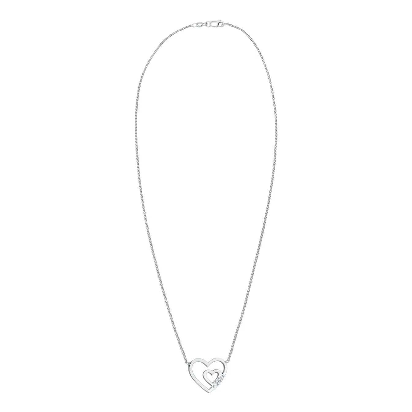 Elli "Halskette | Diamant ( Weiß, 0,045 ct )< Vergoldet|Symbol-schmuck