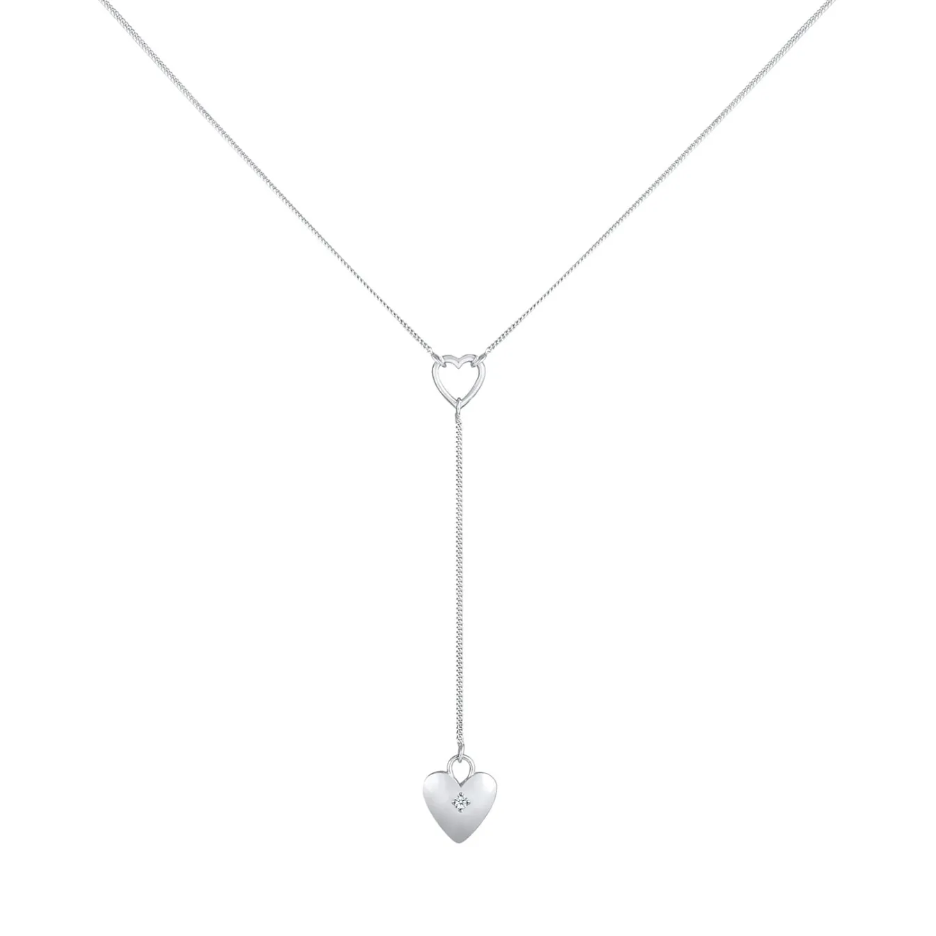 Elli "Halskette | Diamant (Weiß, 0,03 ct)< Letzte Chance|Halsketten