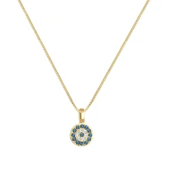 Elli "Halskette | Kristall (Blau)< Halsketten|Vergoldet