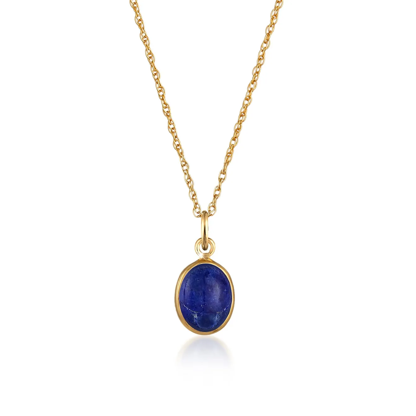 Elli "Halskette | Lapis Lazuli (Blau)< Edelsteine|Halsketten