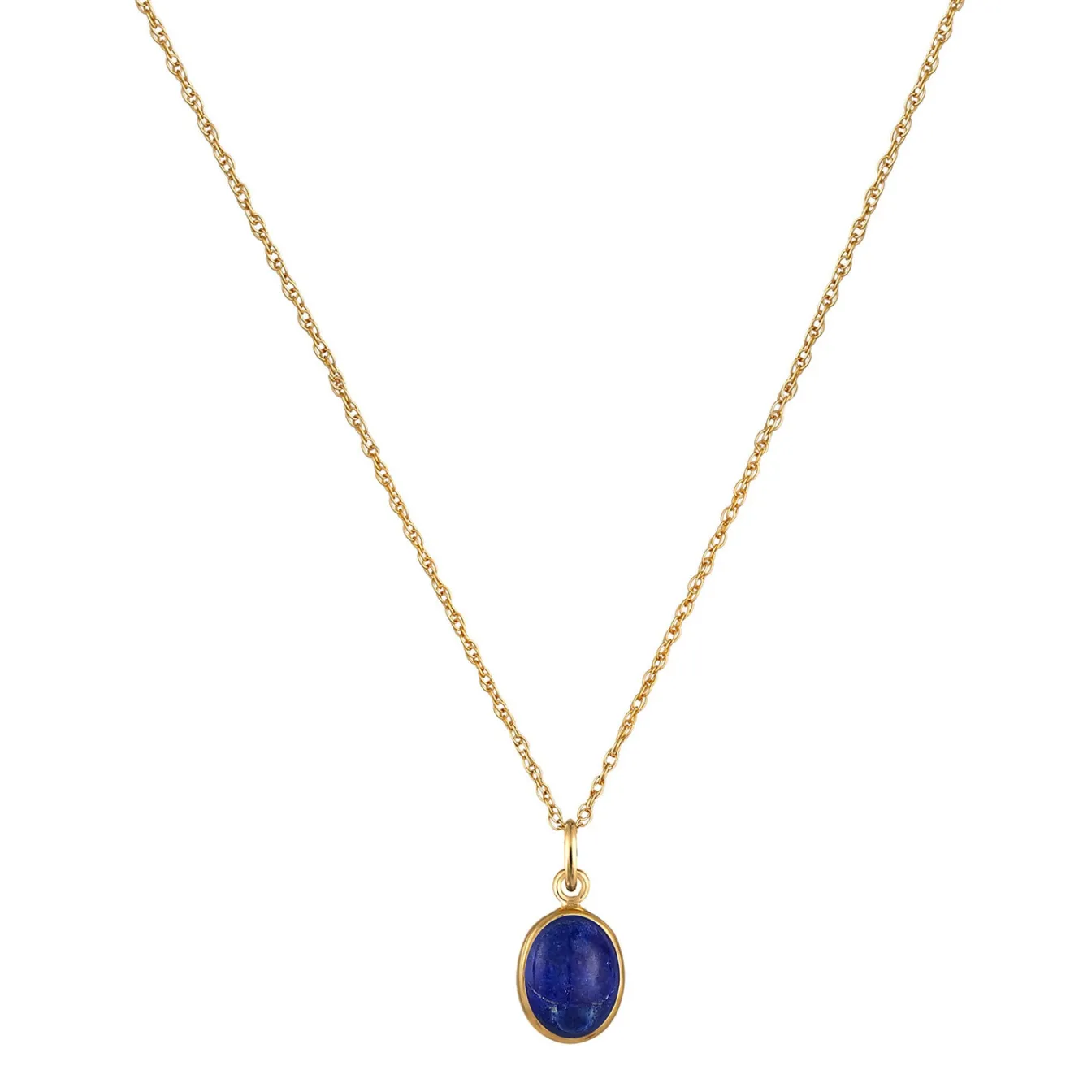 Elli "Halskette | Lapis Lazuli (Blau)< Edelsteine|Halsketten