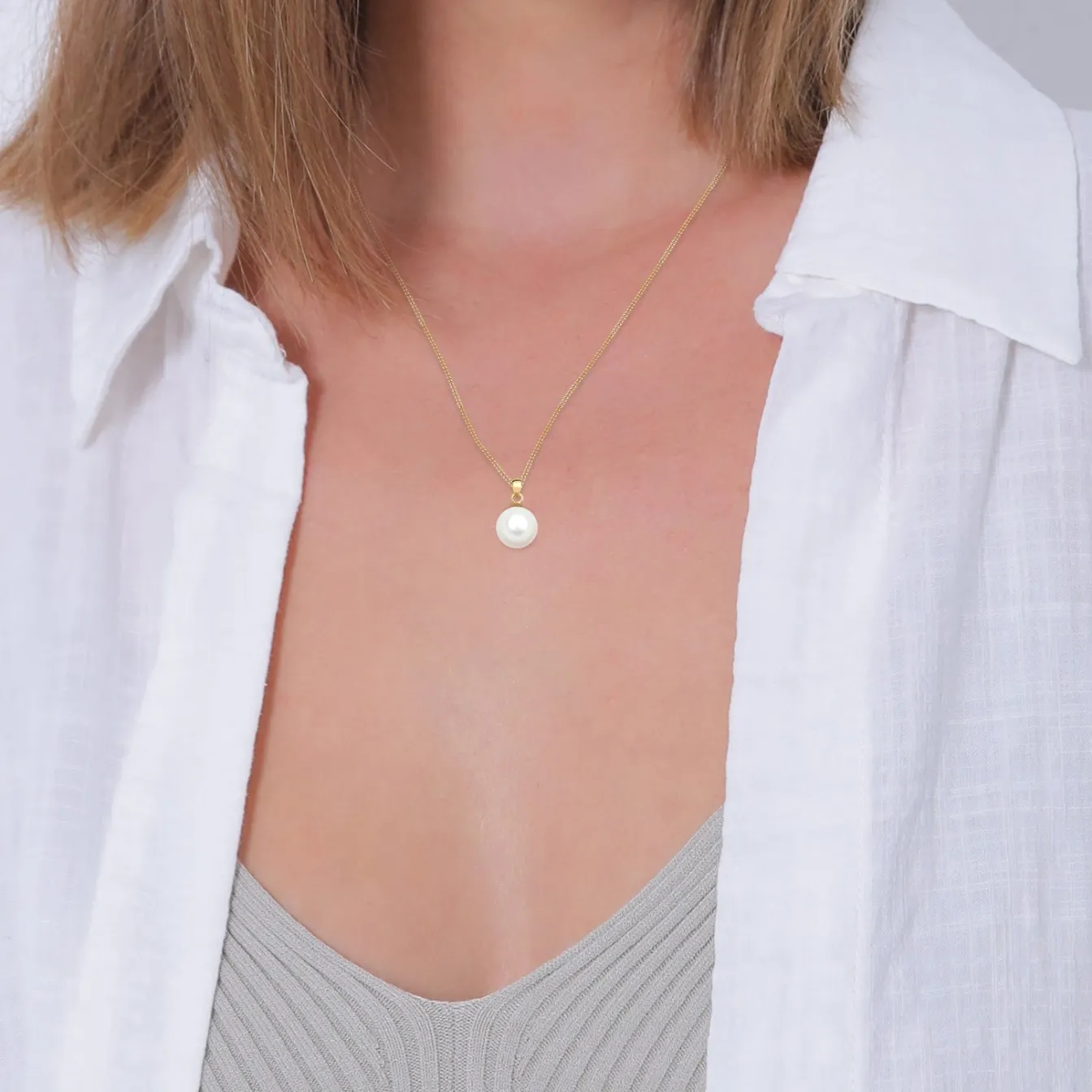 Elli "Halskette | Perle< Perlen|Halsketten