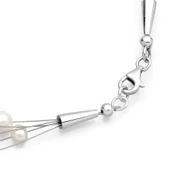 Elli "Halskette | Süßwasserperle< Hochzeit|Perlen