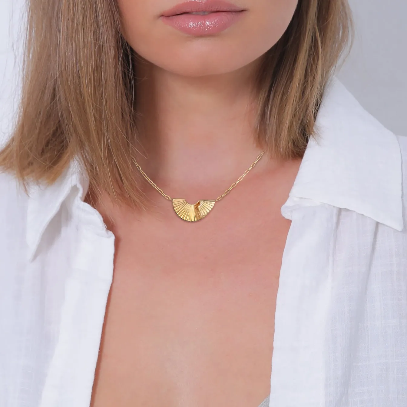 Elli "Halskette Anhänger Organic< Halsketten|Silber