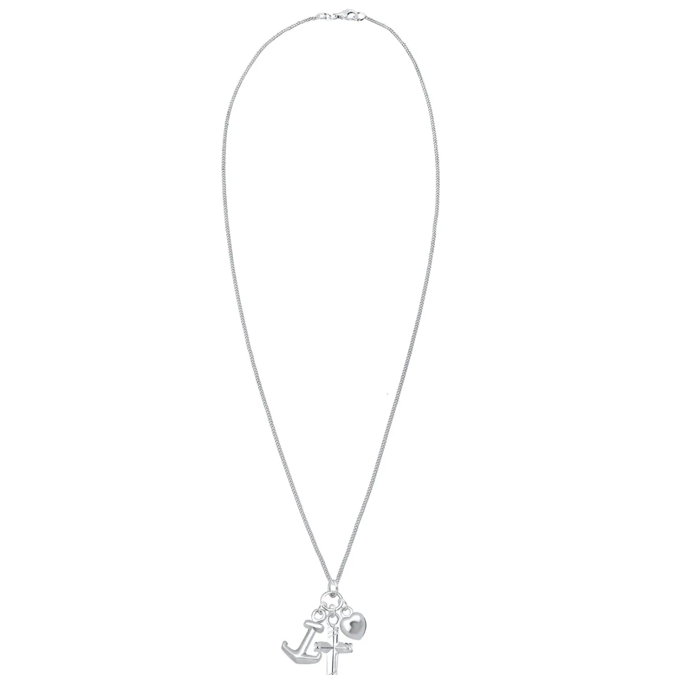 Elli "Halskette Anker Kreuz Herz< Symbol-schmuck|Herz-schmuck