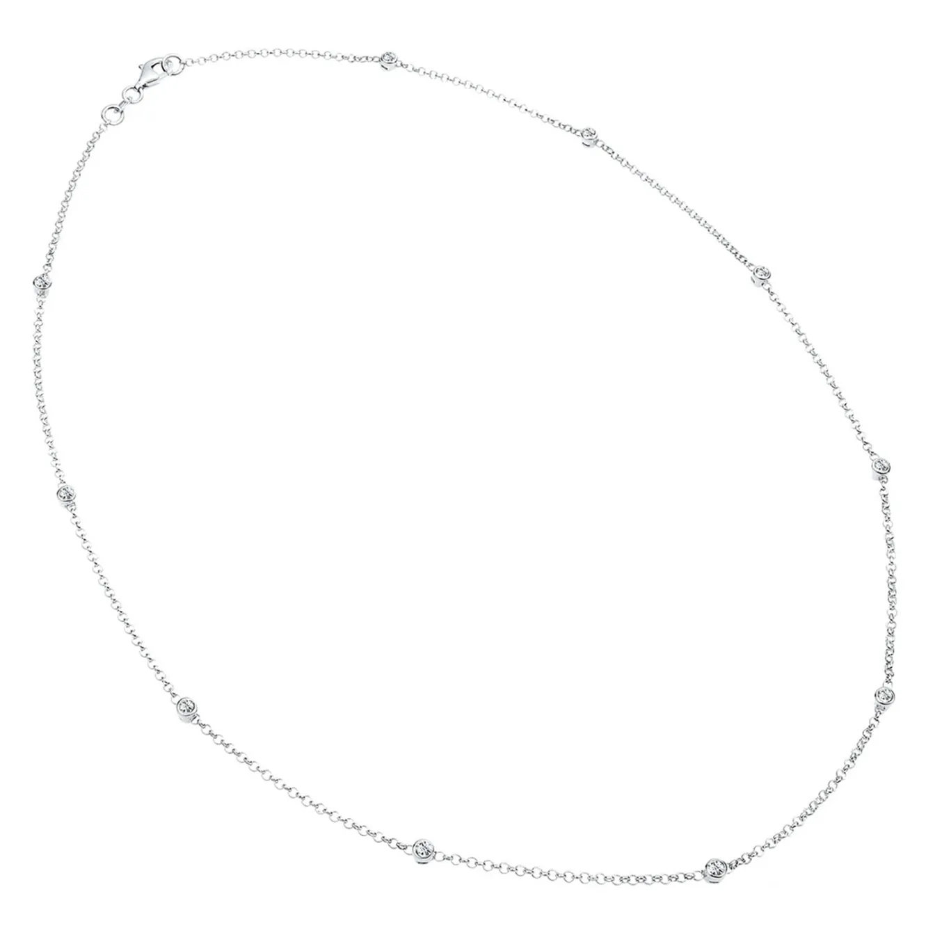 Elli "Halskette Basic | Kristalle (Weiß)< Roségold|Halsketten