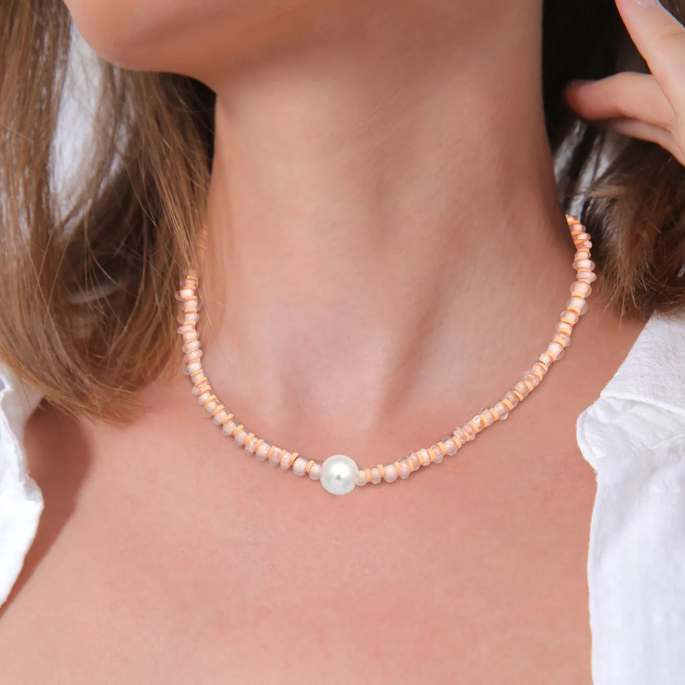 Elli "Halskette Beads | Süßwasserzuchtperle< Perlen|Halsketten