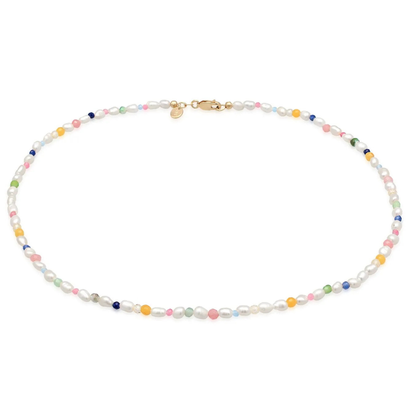 Elli "Halskette Beads Trend | Süßwasserzuchtperlen< Vergoldet|Perlen