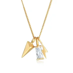 Elli "Halskette Blitz | Zirkonia (Weiß)< Symbol-schmuck|Letzte Chance