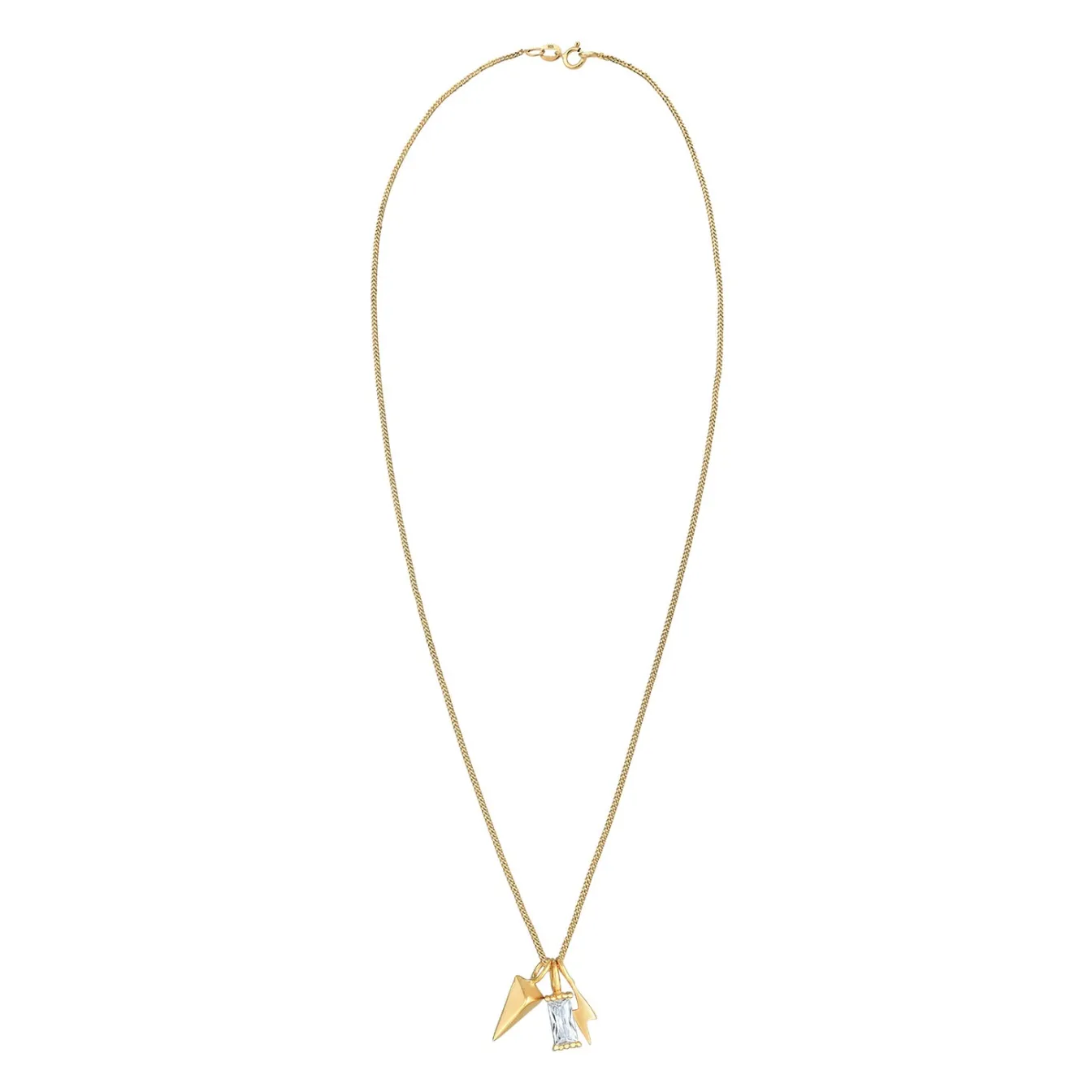 Elli "Halskette Blitz | Zirkonia (Weiß)< Symbol-schmuck|Letzte Chance