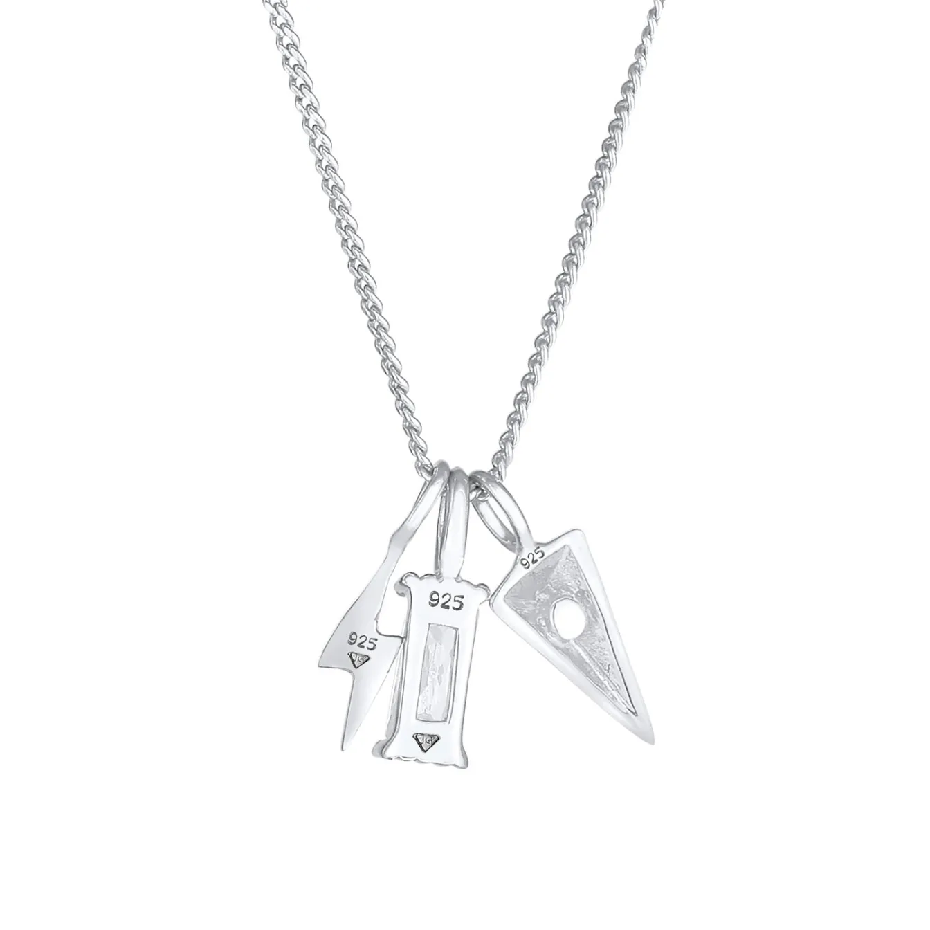 Elli "Halskette Blitz | Zirkonia (Weiß)< Symbol-schmuck|Letzte Chance