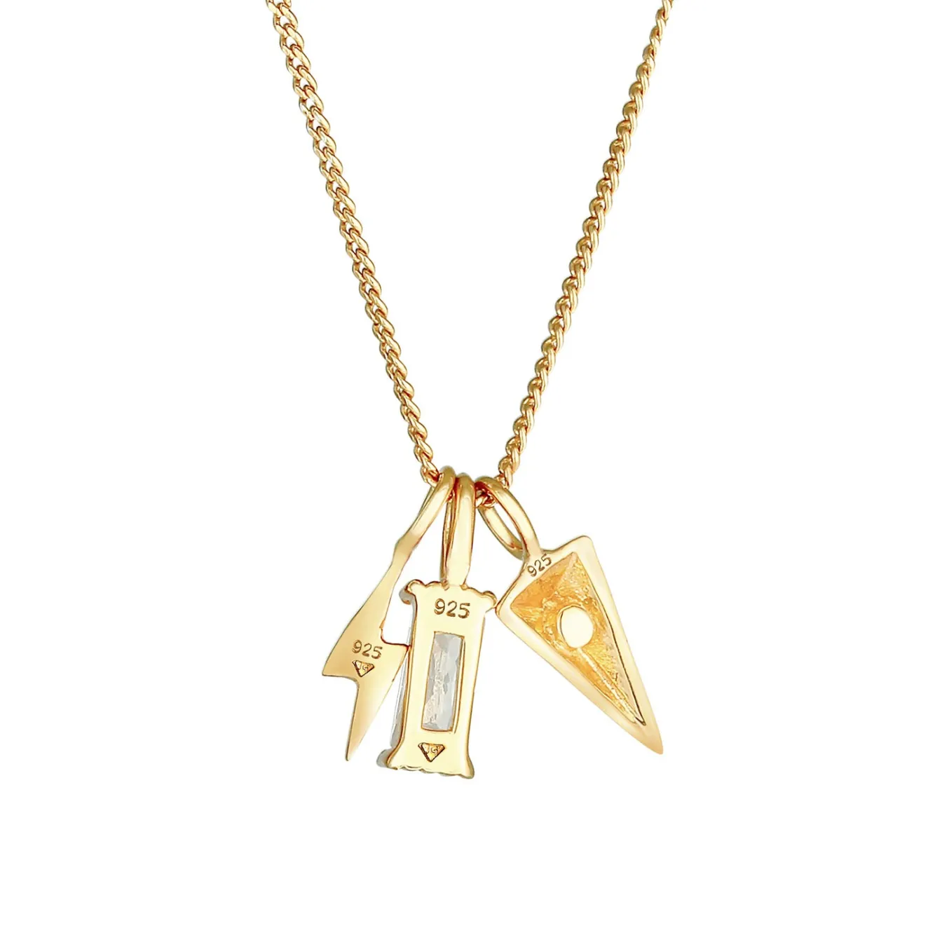 Elli "Halskette Blitz | Zirkonia (Weiß)< Symbol-schmuck|Letzte Chance