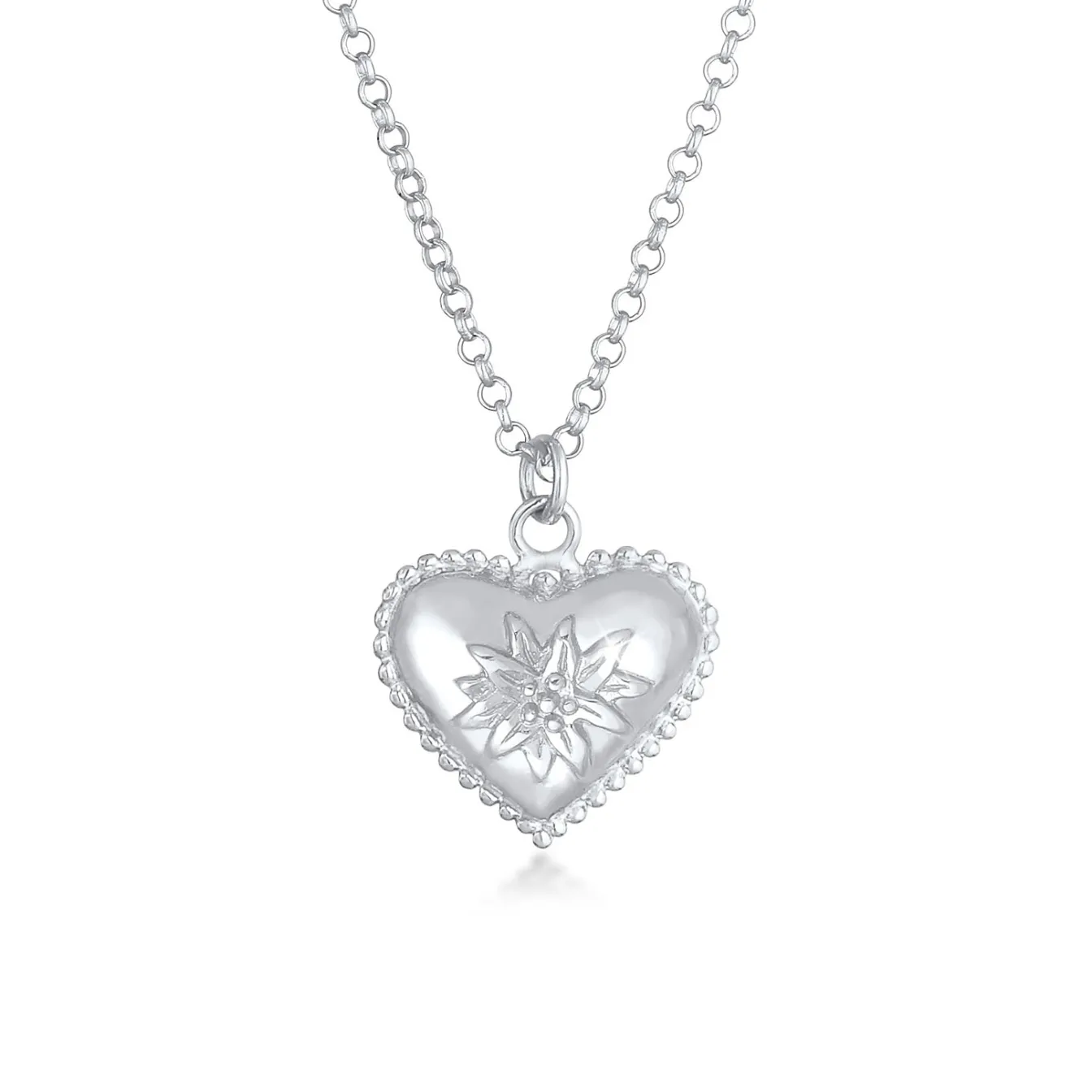 Elli "Halskette Blume< Symbol-schmuck|Herz-schmuck
