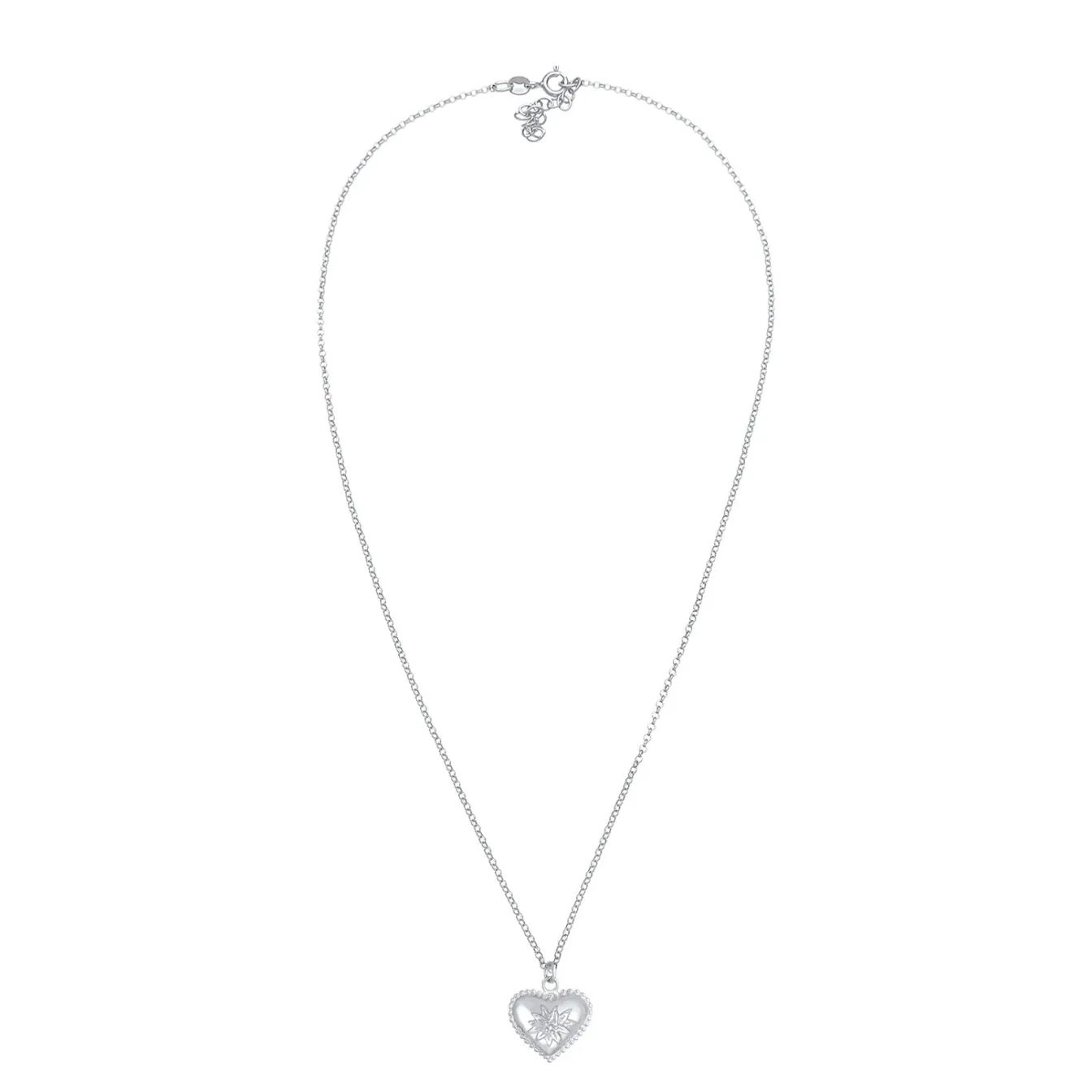 Elli "Halskette Blume< Symbol-schmuck|Herz-schmuck
