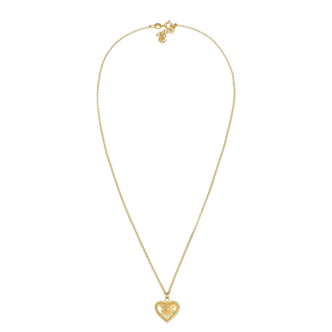 Elli "Halskette Blume< Symbol-schmuck|Herz-schmuck