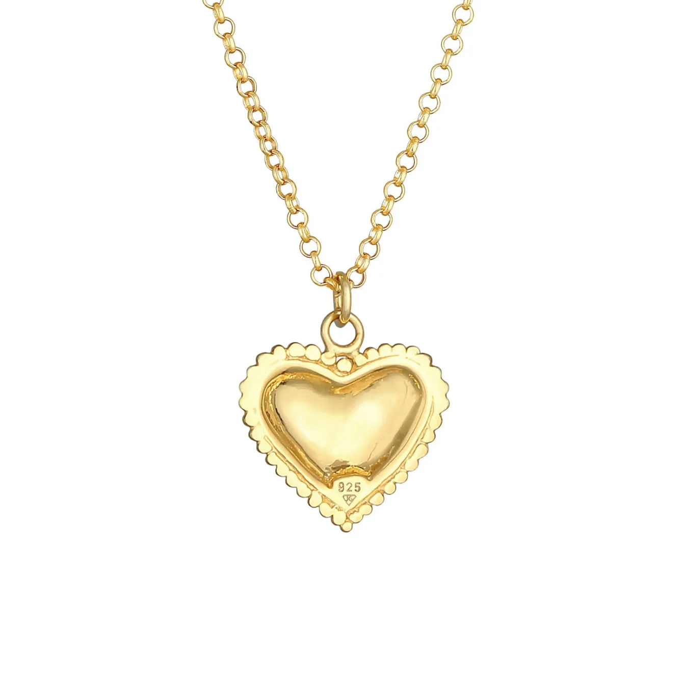 Elli "Halskette Blume< Symbol-schmuck|Herz-schmuck