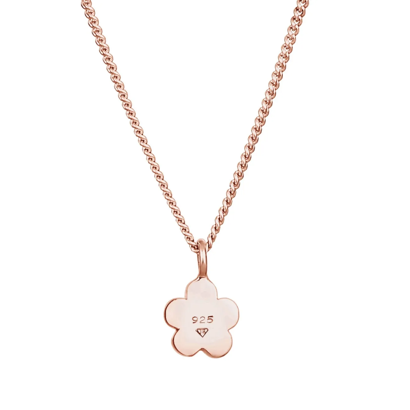 Elli "Halskette Blume | Kristall (Rosa)<Kinder Symbol-schmuck|Kinderschmuck