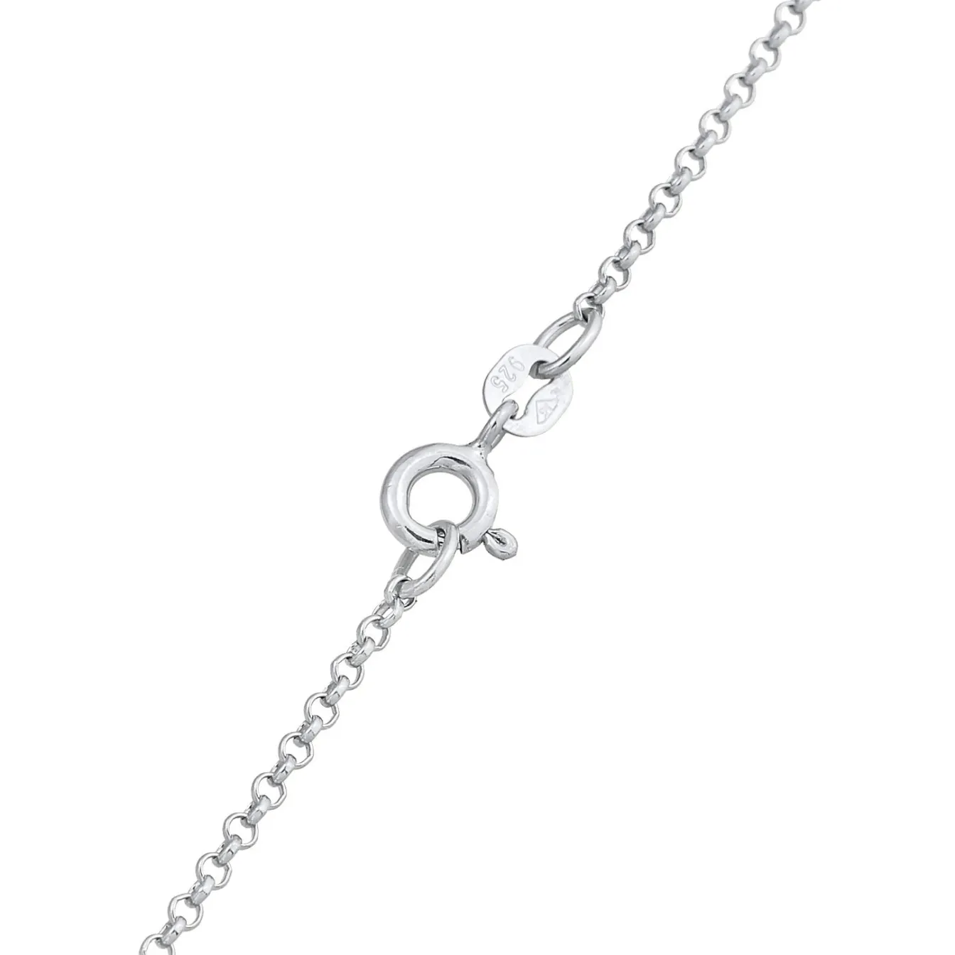 Elli "Halskette Blumen Anhänger | Kristalle (Blau)<Kinder Symbol-schmuck|Kinderschmuck