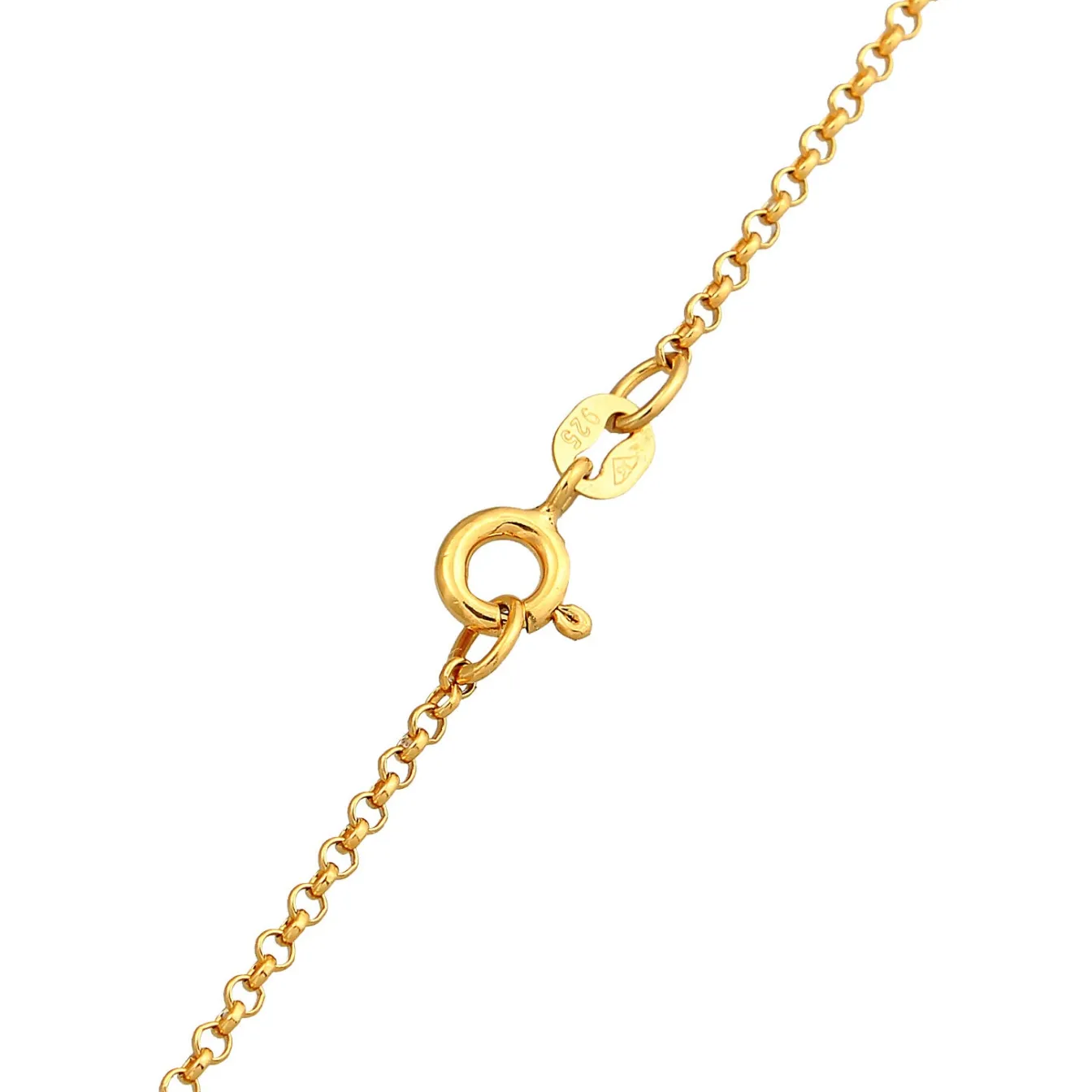 Elli "Halskette Blumen Anhänger | Kristalle (Blau)<Kinder Symbol-schmuck|Kinderschmuck