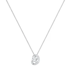 Elli "Halskette Brezel | Kristall (Weiß)< Halsketten|Silber