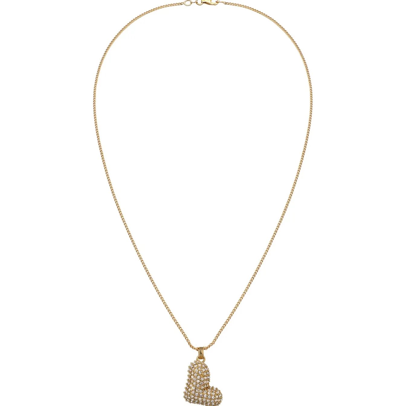 Elli "Halskette Bubble Buchstabe L | Kristalle (Weiß)< Vergoldet|Personalisierter Schmuck
