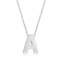 Elli "Halskette Buchstabe< Personalisierter Schmuck|Halsketten