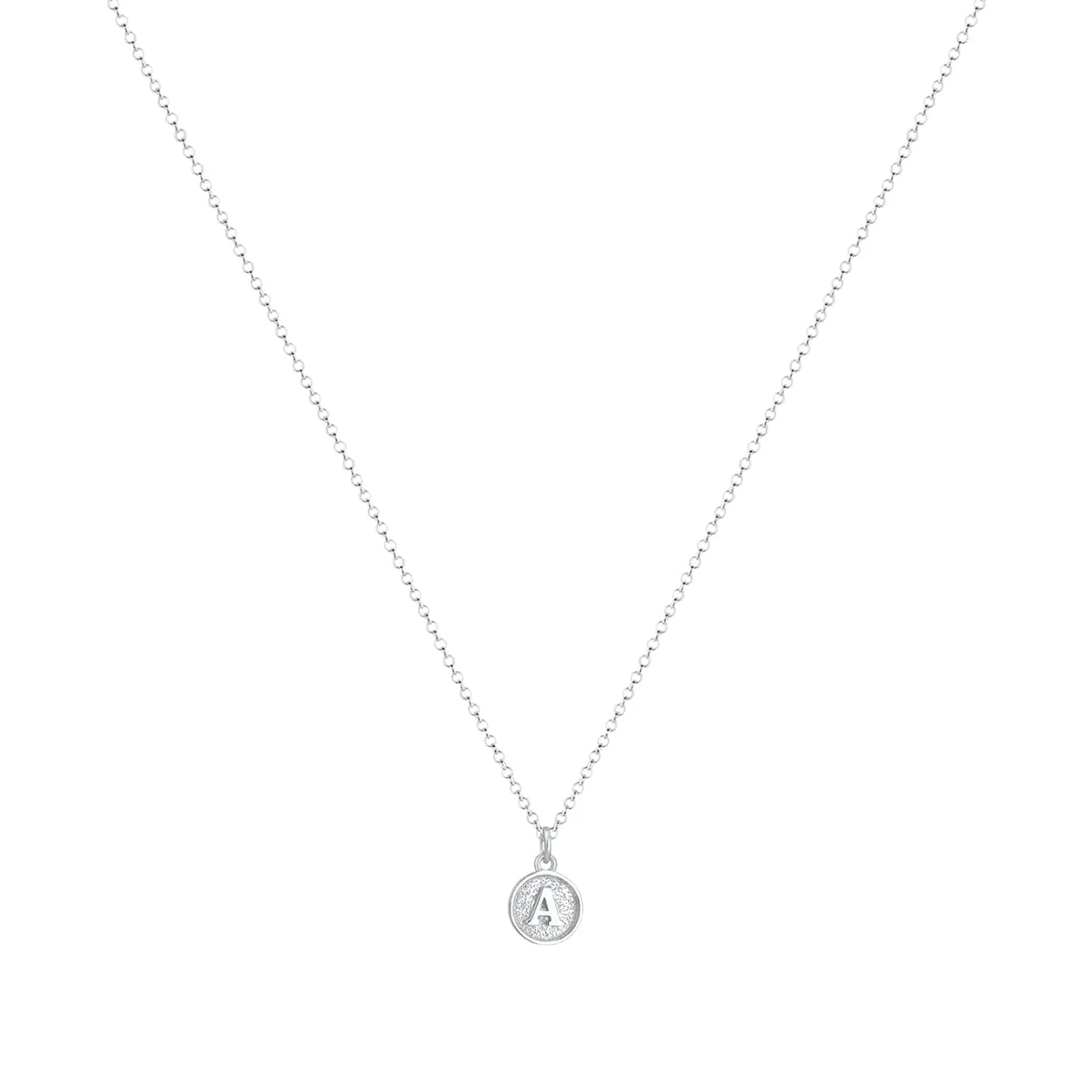 Elli "Halskette Buchstabe A< Personalisierter Schmuck|Halsketten