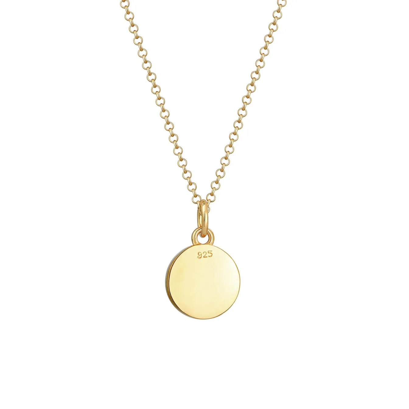 Elli "Halskette Buchstabe A< Personalisierter Schmuck|Halsketten