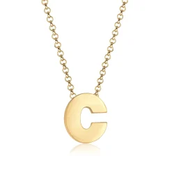 Elli "Halskette Buchstabe C< Personalisierter Schmuck|Letzte Chance