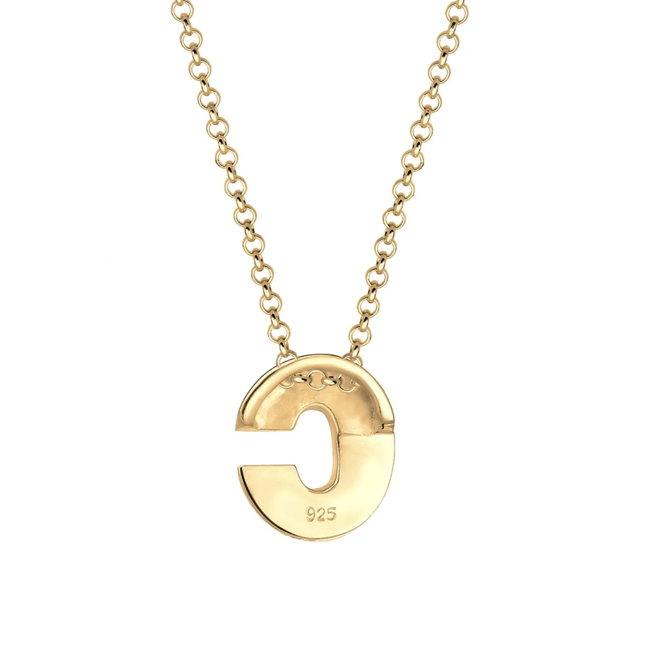 Elli "Halskette Buchstabe C< Personalisierter Schmuck|Letzte Chance